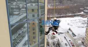 ЖК «Чемпион Парк» - мойка фасадов и герметизация балконных швов 12000 кв.м.